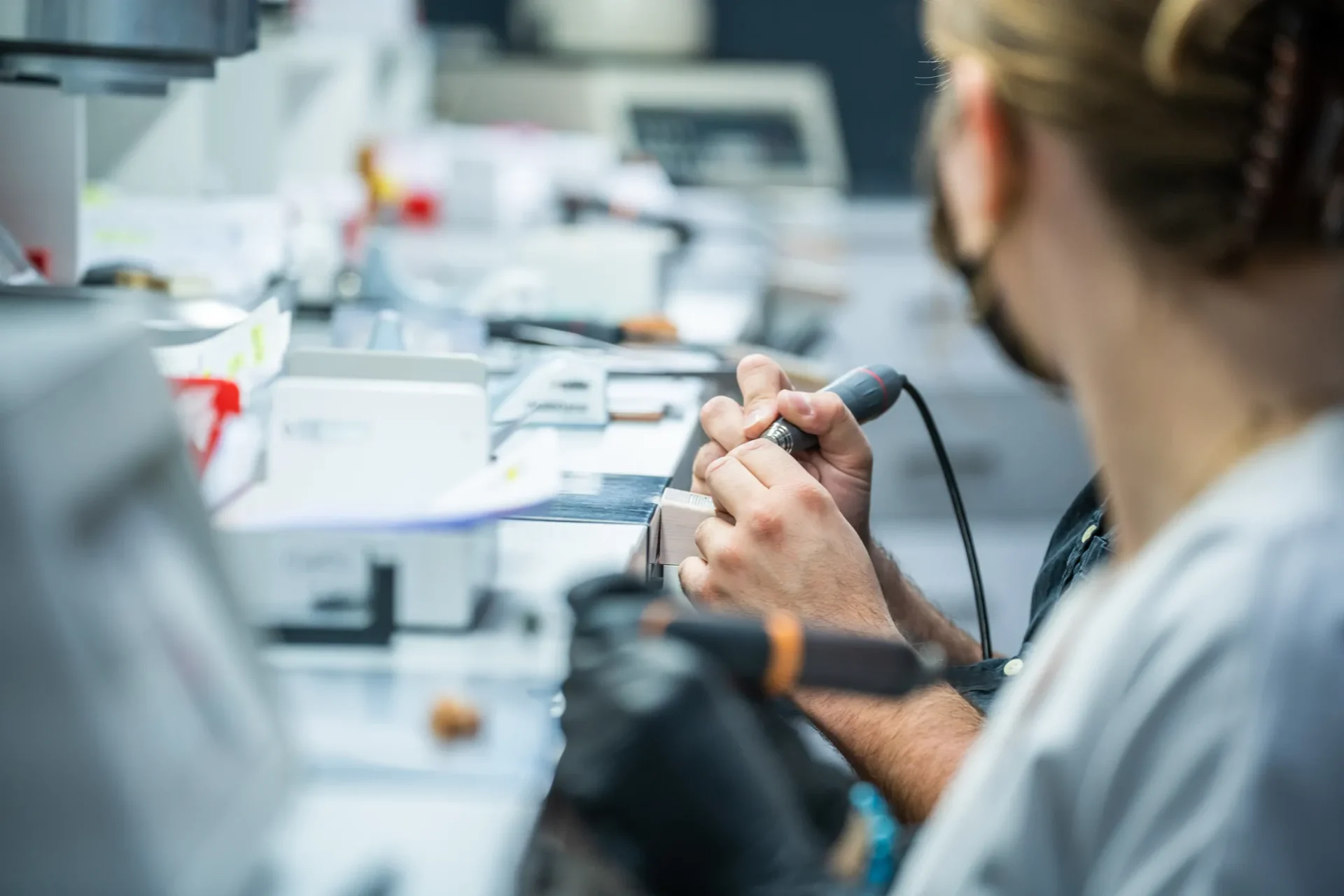 Reportage photo métier dans une entreprise à Nantes
